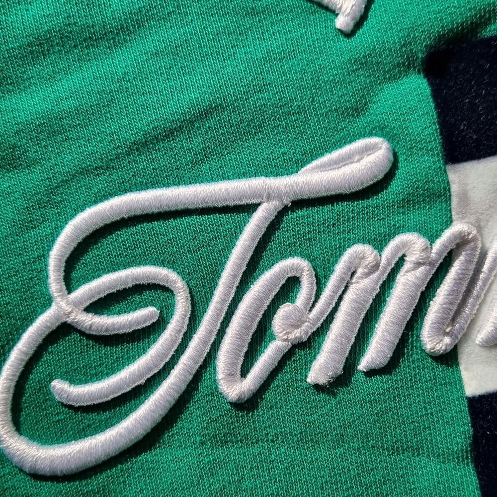 Tommy Hilfiger Women's Lola Embroidered Logo Crew Neck Sweatshirt Green - Picture 8 of 10